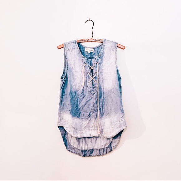 Anthropologie Tops - Anthropologie // Cloth + Stone Chambray Top🌛